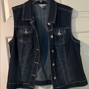 Christopher & Banks Denim Vest
